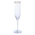 Dartington Crystal Celebration Gold Flöte, Transparent