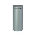 Brabantia 115424 Touch Bin New mit herausnehmbaren Kunststoffeinsatz, metallic mint, 30 L