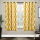 Exclusive Home Curtains Ironwork Satin mit Blackout-Tülle-Fenster Vorhang-Paar, Polyester, Sundress, 52x63