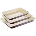 Bergner Bake Cream-Box Set, Edelstahl, Braun, 34 x 24 x 5 cm