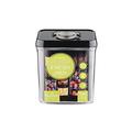 Pioneer Pump Fresh Action Vakuum Seal Kanister Food Storage Tupperware Box, rechteckig, Plastik, Schwarz, 2000ml