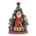 Heartwood Creek Santa With Tree Set Of 2 Figurines