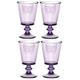 Kitchen Craft Schmetterling Lane Highballglas, Multi/Farbe (Set von 4), Glas, Multi/Colour, 8.3000000000000007 x 8.3000000000000007 x 14 cm