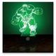 Abysse Corp GIFPAL194 Hulk Tisch Lampe Marvel 25 x 25 x 8 cm