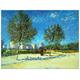 ArtPlaza Van Gogh Vincent - Outskirts, Dekorative Paneele, Holz, Mehrfarbig, 80 x 1.8 x 60 cm