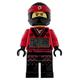 LEGO NINJAGO MOVIE 9009211 Kai Kinder-Wecker mit Minifigur und Hintergrundbeleuchtung , rot/schwarz , Kunststoff , 24 cm hoch , LCD-Display , Junge/ Mädchen , offiziell