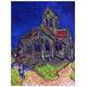 ArtPlaza Van Gogh Vincent - The Church of Auvers, Dekorative Paneele, Holz, Mehrfarbig, 60 x 1.8 x 80 cm