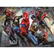 Marvel Comics Spider-Man Evolution Skyline, 60 x 80 cm, Leinwanddruck Mehrfarbig