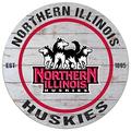 KH Sports Fan Northern Illinois Huskies verwitterter Kreis Schild