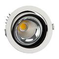 abalight LED Downlight Vario 160 CLL-040-830M A+, LED Downlight Einbaustrahler Einbauleuchte Einbaulampe Deckenleuchte Deckeneinbauleuchte, Aluminium, 27 watts, Weiss, 16 x 16 x 14 cm