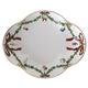 Royal Copenhagen 1017441 Star Fluted/Xmas Beilage oval Asiette, Porzellan, Mehrfarbig