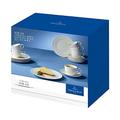 Villeroy & Boch For Me Kaffeeservice für bis zu 6 Personen, 18-teilig, Premium Porzellan, Weiß