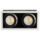 abalight 140 Duo MOC/M-CLL04-830-F A+, LED Downlight Einbaustrahler, Aluminium, 66 W, weiß, 37 x 20 x 18 cm