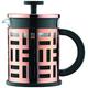 Bodum Eileen Kaffeebereiter 4 Tassen, Kupfer, Pink, 10.6 x 16 x 16 cm