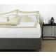 Suite 2603 by Adolfo Carrara Studio Design Bettbezug, 100% Baumwolle, Doppelbett, 39 x 23 x 6.5 cm 39x23x6.5 cm sand
