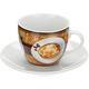 Mäser, Serie Coffee Fantastic, 4 Kaffeetassen, jeweils mit Untertasse, Porzellan Geschir im 8er-Set