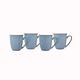 Denby Elements Kaffee- und Becher-Set, 4-teilig, blau