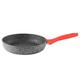 Keten Atlanta Marble Non-Stick Fry pan, 24x5.5cm, Aluminium, Black, 24 cm