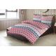 Dormisette Biber Bettwäsche 2 teilig Bettbezug 135 x 200 cm Kopfkissenbezug 80 x 80 cm Kreise Pastell bunt
