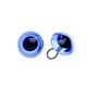GLOREX Augen Glas/Oese, Mehreres, Blau, 13,5 x 8 x 1 cm, 50 -Einheiten