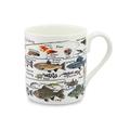 McLaggan Smith PD39 Fine Bone China, Tee Tasse, Kaffeebecher, lilanen