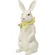 Villeroy & Boch Easter Bunnies Porzellanfigur "Großer stehender Hase mit Glöckchen", 22 cm, Porzellan, Weiß/Gelb