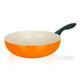 BANQUET Wok Natura CERAMIA Arancia Notizblock, Pfanne, Aluminium, orange, 28,5 x 46 x 11,5 cm