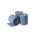 DJGroup Midirec Papier-Handtücher Handtuchrollen Blau Recylingtissue 1-Lagig mit Spiralhülse Karton mit 6 Rollen 22 cm x 300 m je 710 Blatt