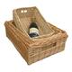 Red Hamper DH009/HOME Serving Tray, Weide, braun, Größen: (L x B x H) 46 x 34 x 15 cm