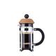 Bodum Chambord Kaffeebereiter 3 Tassen, Glas, Transparent/Kork, 7.5 cm