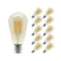 Lumilife 6 W E27 LED TROPFEN-10 Stück Dimmbar Warm Weiß Amber Finish 55 W Ersatz