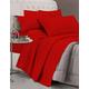 Italienische Bettwäsche für Das Ganze Bett 300x250x1 cm Rot