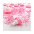 TrAdE shop Traesio 12 x Gastgeschenk für Taufe Geburt Flasche Fläschchen Pink