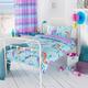 Riva Paoletti Kinder Bettbezug Set-Multicolour Reversible Underwater Meerjungfrau Design-1 X Kissenbezug: waschbar, Polycotton, blau, Einzelbett