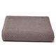 SallyJacquard Tuch Frottee Jacquard, Taupe, 90 x 140 cm