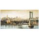 Artopweb TW15171 Daniels-Manhattan Bridge Way Dekorative Paneele, Holz, Multifarbiert, Maßnahmen: 100 x 50 cm