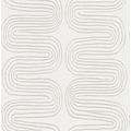 A-Street Prints Wallpaper, grau, 20.5-in von 33-ft