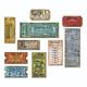 Sizzix Thinlits Set 6pk-ticket Booth von Tim Holtz, Carbon Stahl, mehrfarbig, 19,1 x 14,4 x 0,4 cm