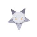 Elobra Star Smile Starlight-Effekt LED Deckenleuchte für Kinder, Holz, 14 W, weiß