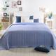 Sancarlos House Bettdecke, gestreift, 100% Polyester 235x250 cm blau