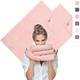 sei Design Luxus Frottee Handtuch Aqua Fibro | 2-er Pack 70 x 140 cm, 550 g/m² | 100% Ägäis Baumwolle Pastel-rosa Set 2 TLG. 70x140