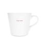 Keith Brymer Jones KBJ-0634 Word Range Tasse, Porzellan, 500 milliliters, weiß