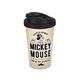 Disney Mickey Mouse 13760 Disney Mickey & Minnie Vintage Coffee to go Becher, Kaffeebecher, Mehrwegbecher, PP, 400 milliliters, Beige