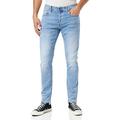 G-STAR RAW Herren 3301 Slim Jeans, Blau (lt indigo aged 51001-8968-8436), 26W / 32L