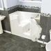 American Standard 52" x 30" Walk-In Soaking Fiberglass Bathtub w/ Faucet Fiberglass in White | 40 H x 52 W in | Wayfair 3052OD.709.SRL-PC