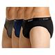 2(X)IST Men's Micro Speed Dri No Show Brief 3-Pack, Black/Charocal/Varsity, XL