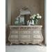 Michael Amini Platine de Royale Dresser & Mirror Set Wood in Brown | 42.5 H x 70 W x 20.5 D in | Wayfair N09050-60-201