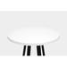 ARTLESS Sea Smoke Dining Table Metal in White | 42 H x 36 W x 36 D in | Wayfair A-SS-42-36-MI