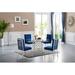 House of Hampton® Dawnell 5 Piece Dining Set Glass/Upholstered/Metal in Gray | Wayfair FB6E289B2BB84AC0B0BB7B13913A7841