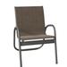 Latitude Run® Gardenella Stacking Patio Dining Armchair Sling in Gray | 34 H x 24 W x 28.5 D in | Wayfair 982DDE3A781F45E1A4D91AA4ACB7D598